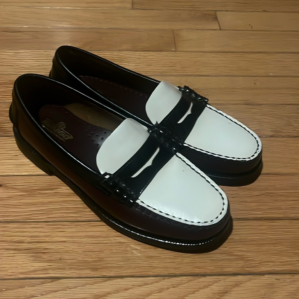 Sebago Classic Dan Loafer - Garnet & White & Black